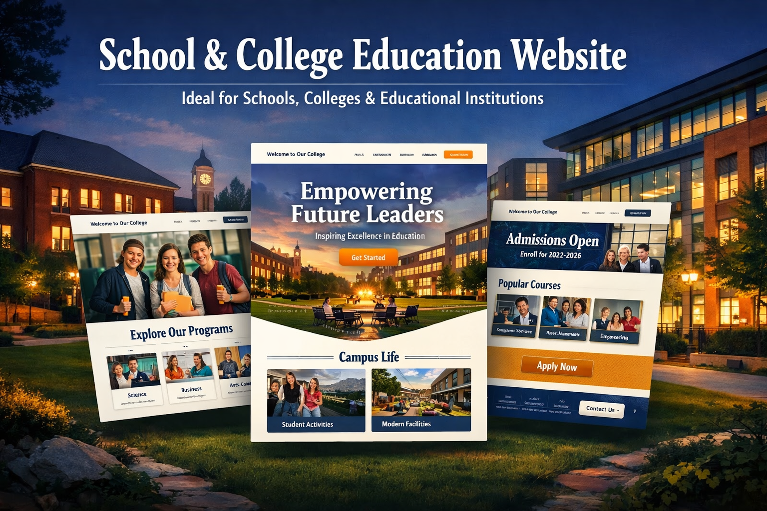 School & College Website Development in Rishikesh